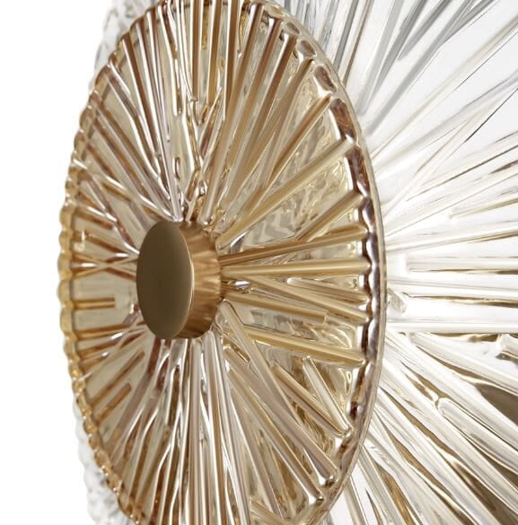 Etched Glass Wall Lamp