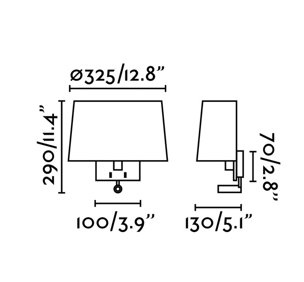 Satin Nickel Wall Light