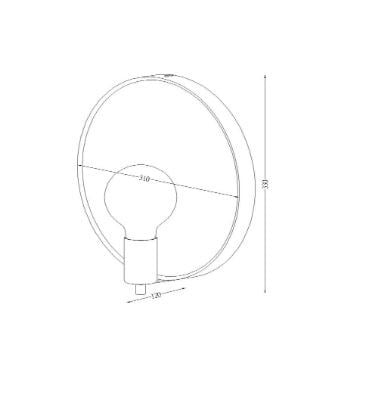 Emery Mirror Wall Light