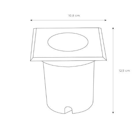 Square Deck Light